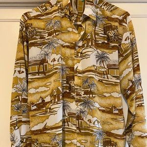 Vintage men’s long sleeve button up